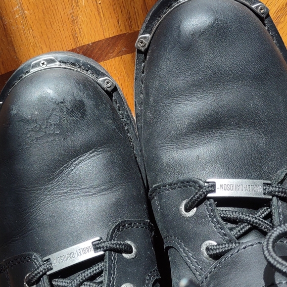 🚫SOLD🚫 Black Hardcore Harley Davidson boots size 10 - Picture 7 of 8
